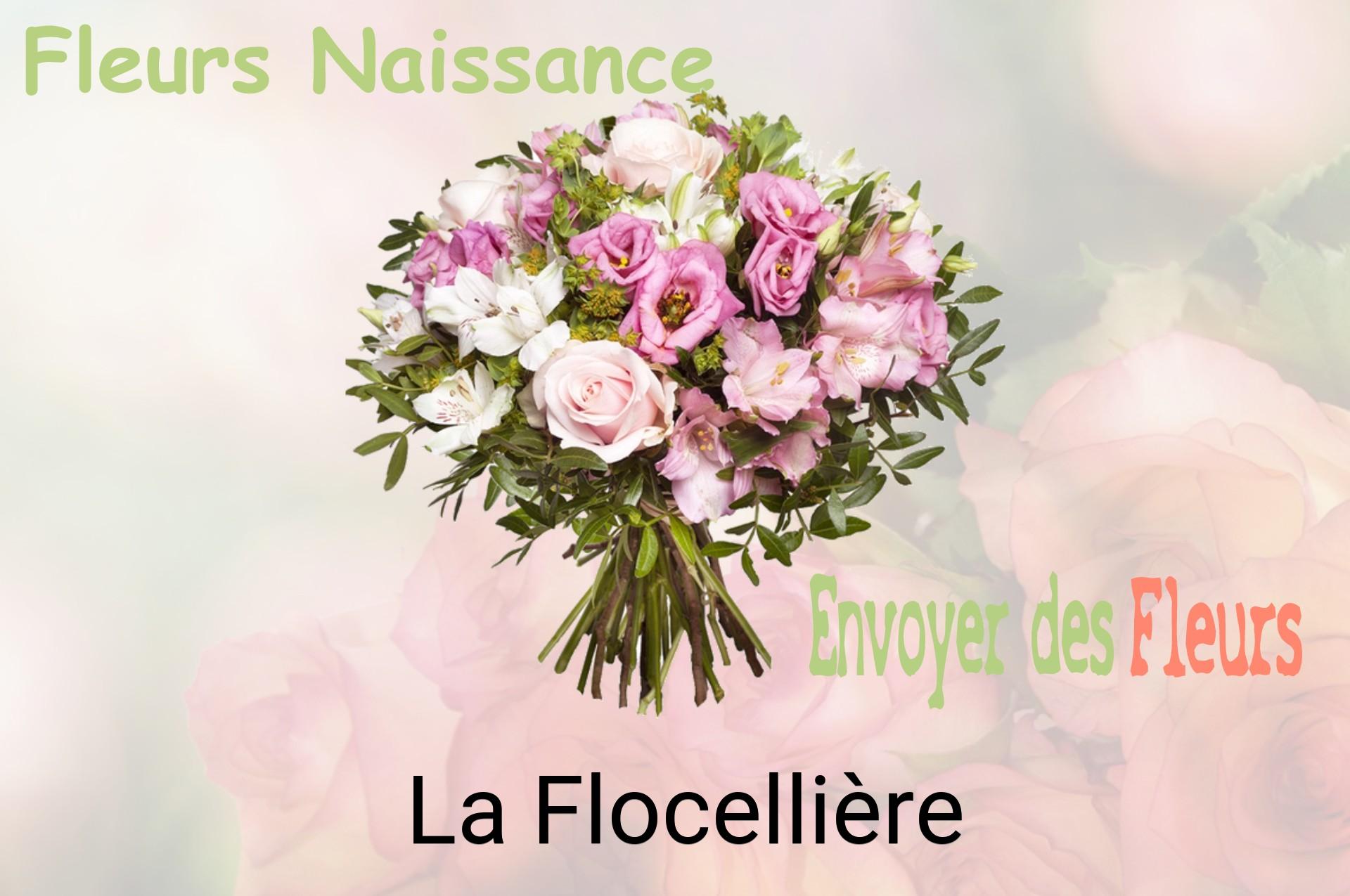 Bouquet de fleurs de naissance livré à La Flocellière